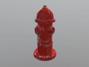 Hidran Kebakaran Model 3D