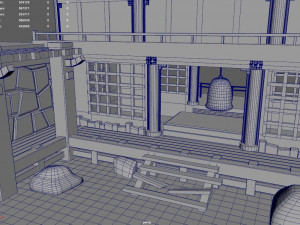 Japanese Temple Hanamura Model 3D