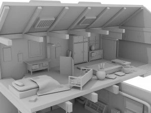 House Concept 01 3D Model