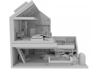 House Concept 01 3D Model