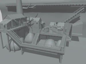 Havenbeeldverhaal 3D Model