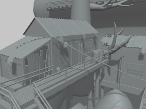 Port Cartoon 3D Модель