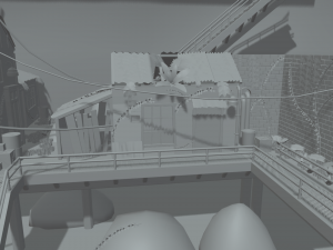 Port Cartoon 3D Модель