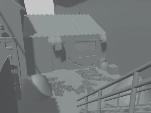 Port Cartoon 3D Model