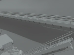 Port Cartoon 3D Model