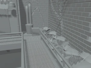 Port Cartoon 3D Model