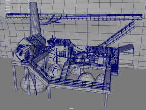 Port Cartoon 3D Модель