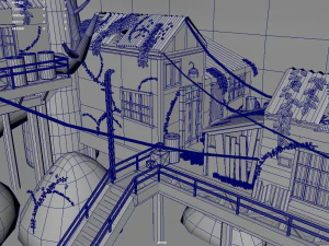 Port Cartoon 3D Model