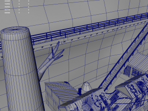 Port Cartoon 3D Модель