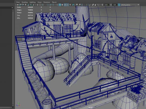 Port Cartoon 3D Model