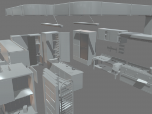 Asian Restaurant 3D Модель