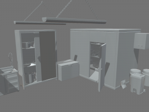 Asian Restaurant 3D Модель