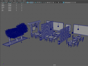 Asian Restaurant 3D Модель