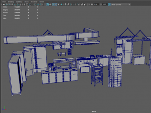 Asian Restaurant 3D Модель