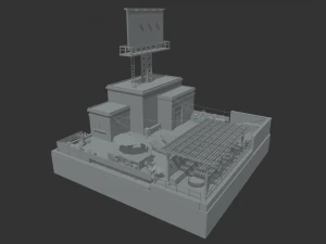 Terrazza sul tetto Modello 3D