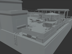 Roof Top Terrace Model 3D