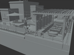 Roof Top Terrace Model 3D