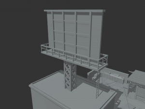 Roof Top Terrace Model 3D