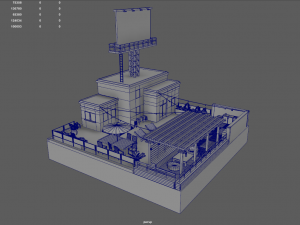 Roof Top Terrace Model 3D