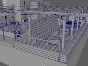 Roof Top Terrace Model 3D