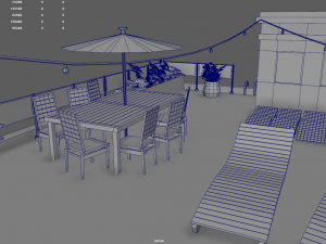 Roof Top Terrace Model 3D