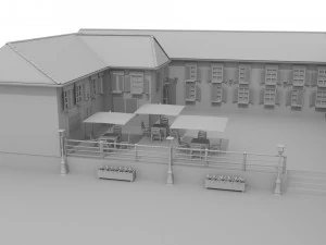 Aldeia Cidade Modelo 3D