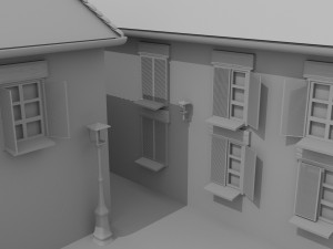 Village Town 3D Модель