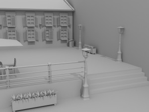 Village Town 3D Модель
