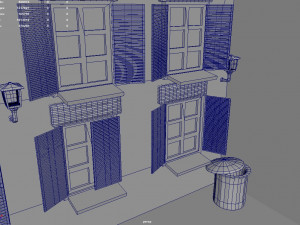 Village Town 3D Модель