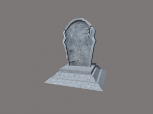Gravestone 3Dモデル