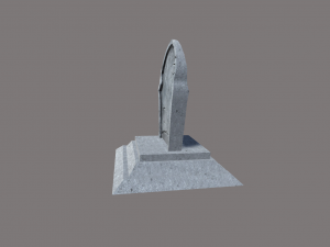 Gravestone 3D Model