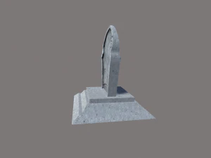 Gravestone 3D Model
