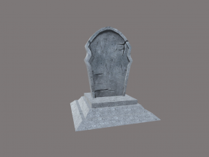 Gravestone 3D Model