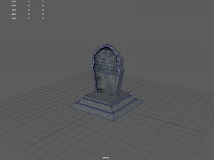 Gravestone 3D Model