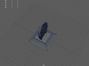 Gravestone 3D Model