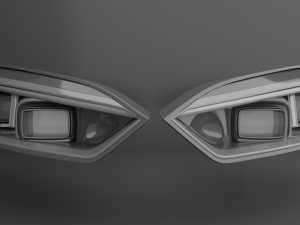Headlights Rearlights Audi RS5 Model 3D