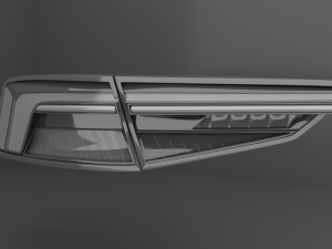 Headlights Rearlights Audi RS5 Model 3D