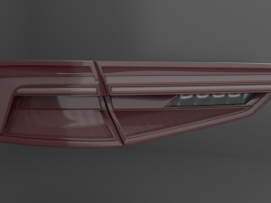 Headlights Rearlights Audi RS5 Model 3D
