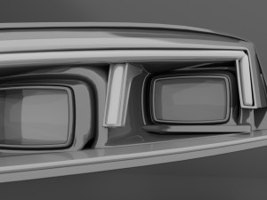 Headlights Rearlights Audi RS5 Model 3D