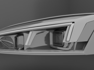 Headlights Rearlights Audi RS5 Model 3D