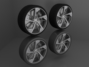 Wheels Audi RS5 3D Model