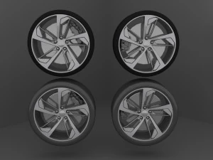 Wheels Audi RS5 3D Model