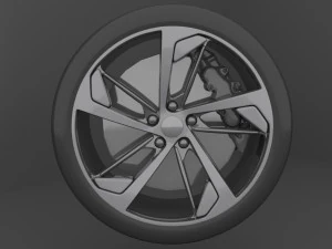 Wheels Audi RS5 3D Model