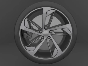 Wheels Audi RS5 3D Model