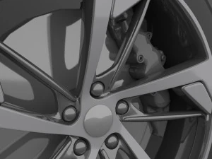 Wheels Audi RS5 3D Model