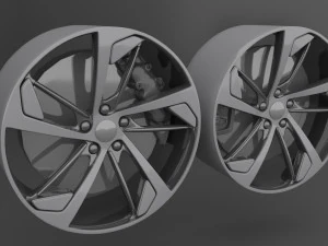 Wheels Audi RS5 3D Model