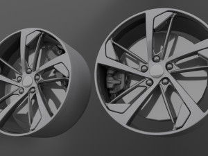 Wheels Audi RS5 Modelo 3D