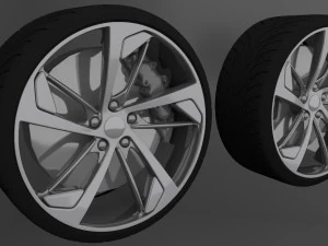 Wheels Audi RS5 3D Model