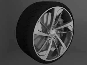 Wheels Audi RS5 3D Model