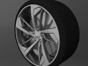 Wheels Audi RS5 3D Model